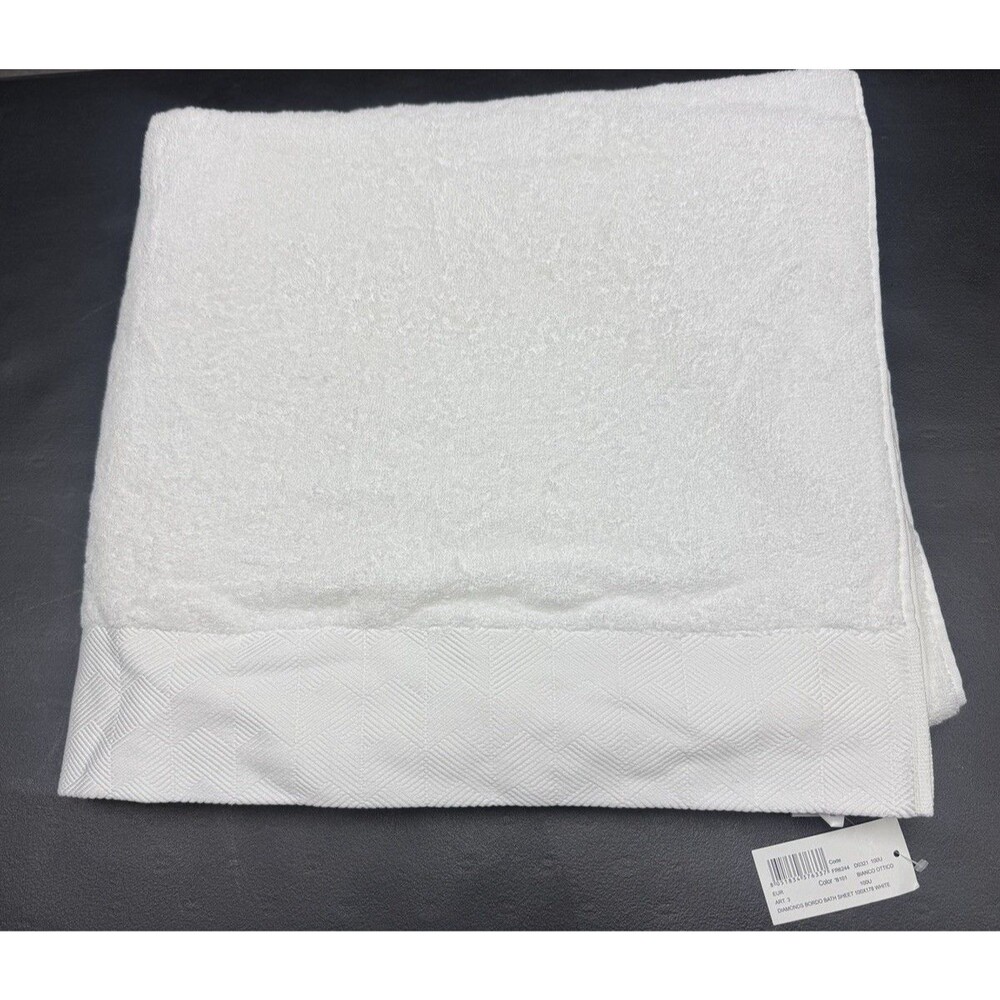 Frette Diamond Bordo Egyptian Cotton Bath Sheet 40x71”